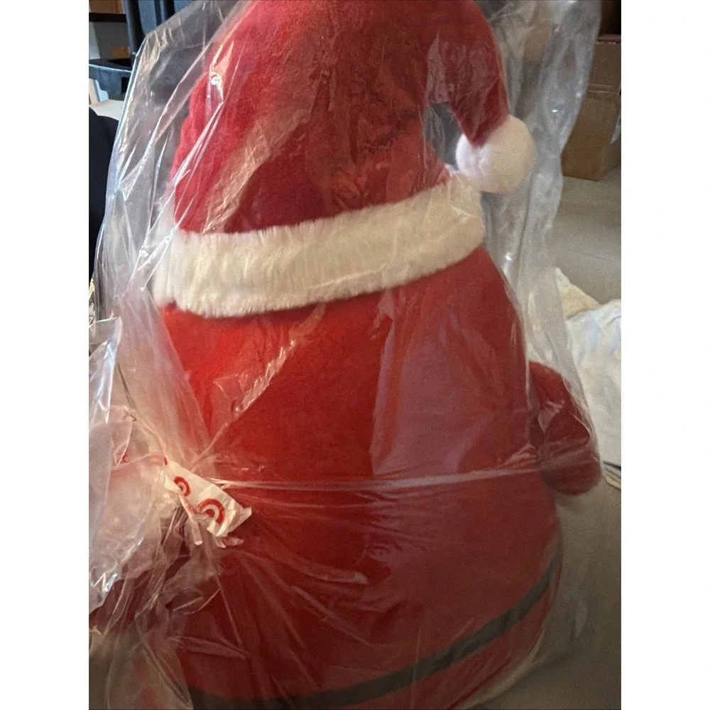 Target Christmas Plush Santa Bird Large Stuffed Animal Holiday Decor Toy pillow